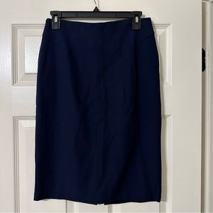 White House Black Market Navy Pencil Skirt